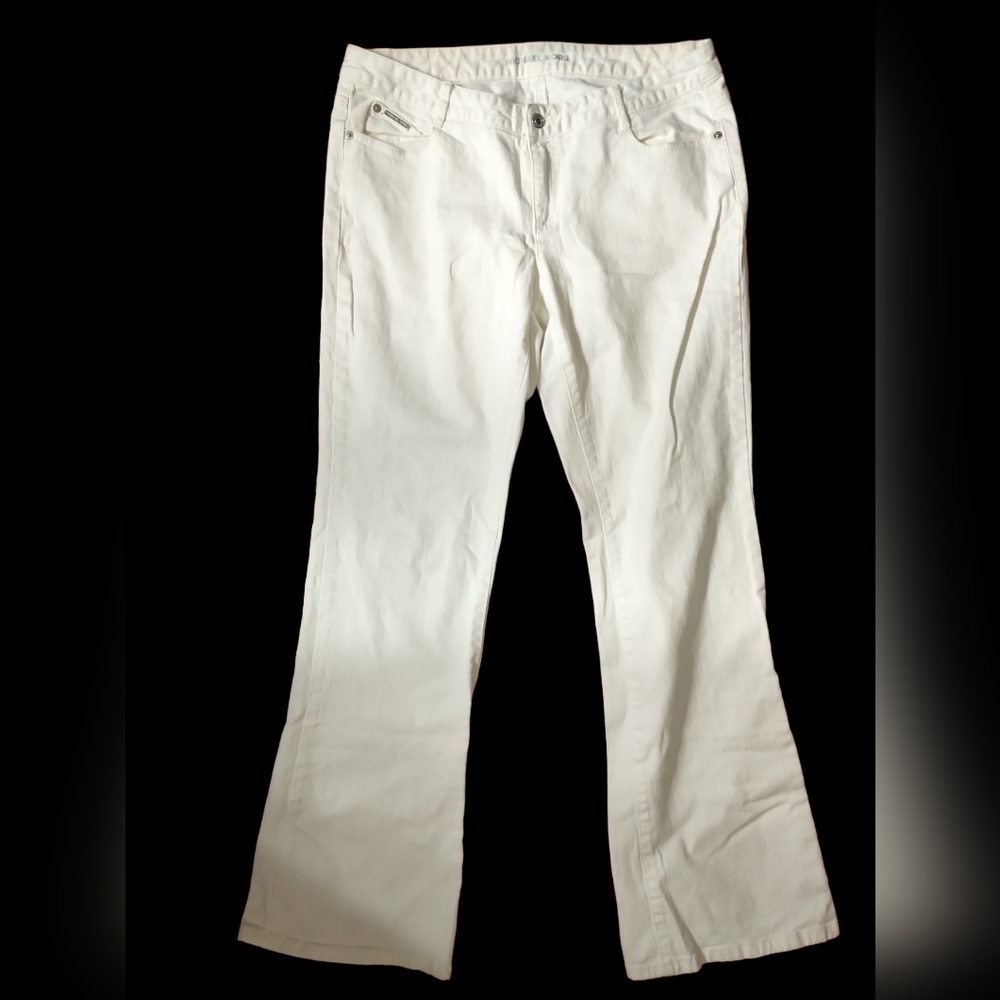 Michael Kors denim boot cut pants